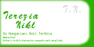 terezia nikl business card